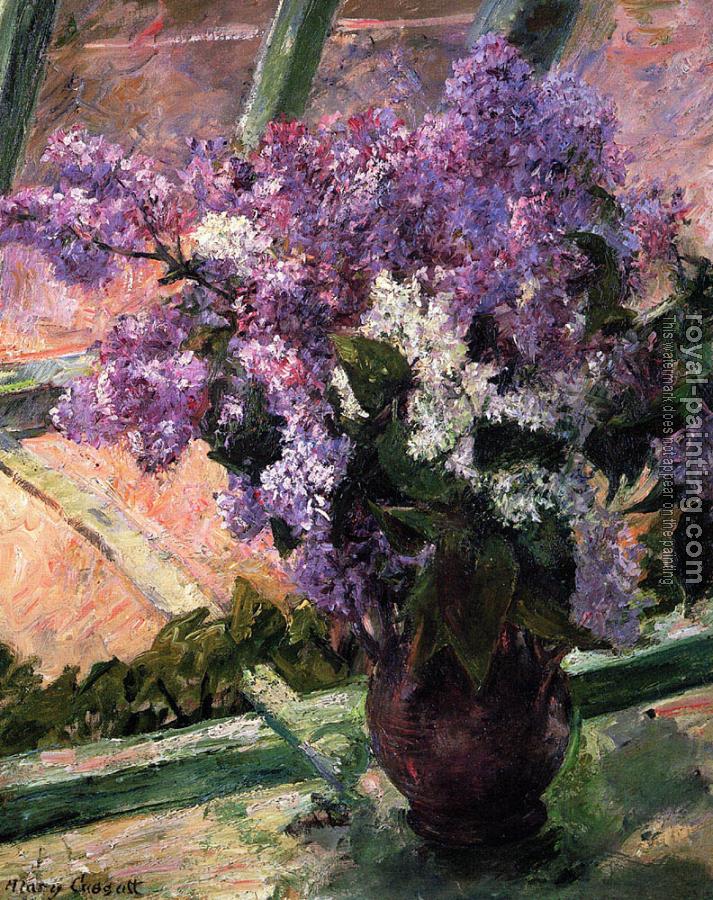 Mary Cassatt : Lilacs in a Window